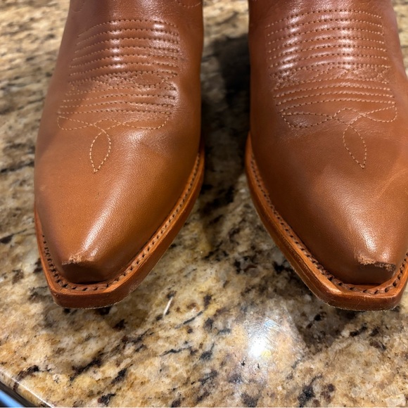 Tecovas Brown Leather Cowboy Boots - Picture 3 of 7